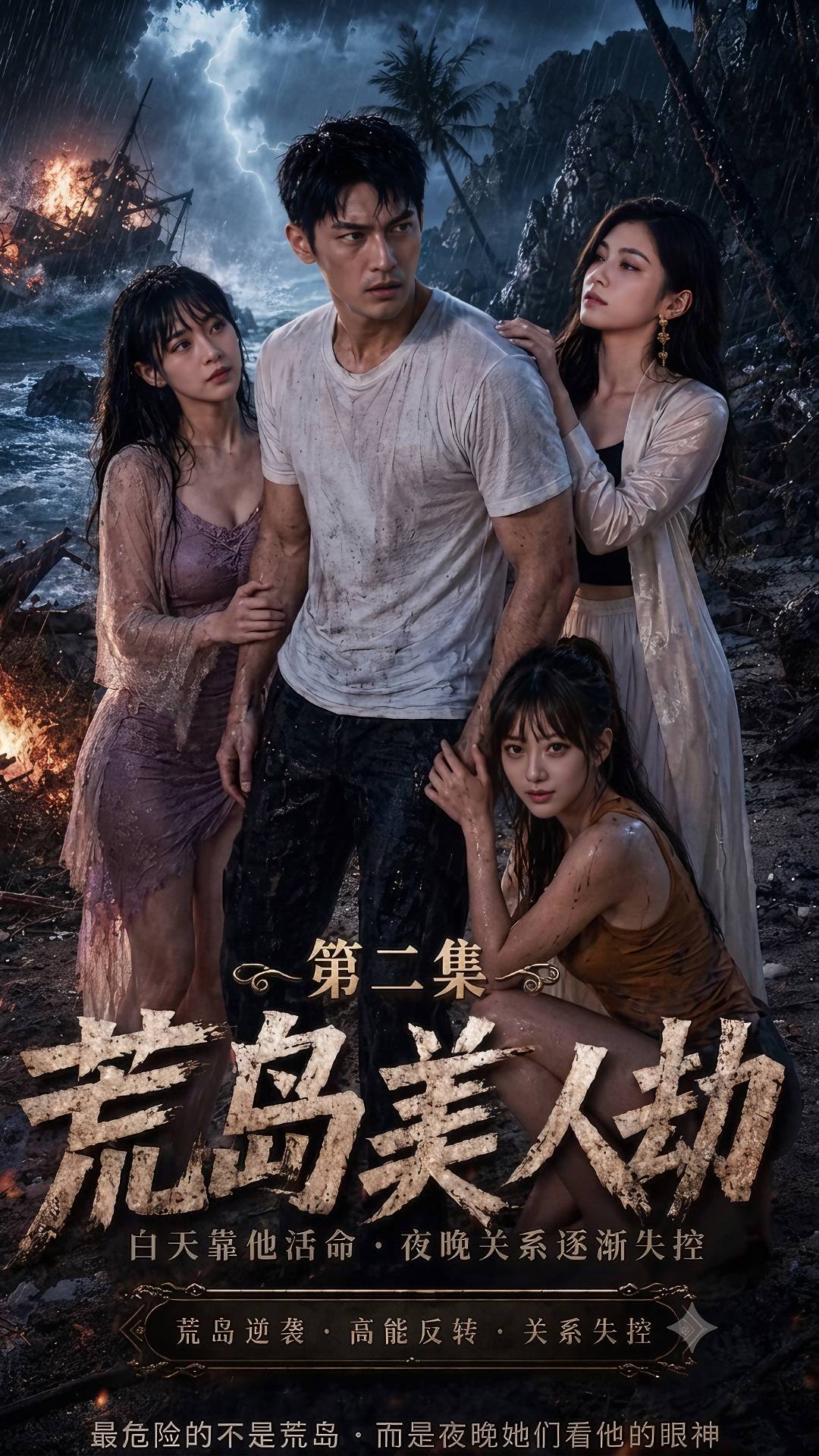 荒岛美人劫海报
